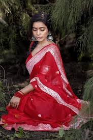 Red Saree